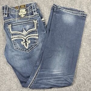 Rock Revival Blue Straight Jeans